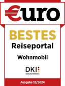 €URO: CHECK24 ist das beste Reiseportal für Wohnmobile – Siegel